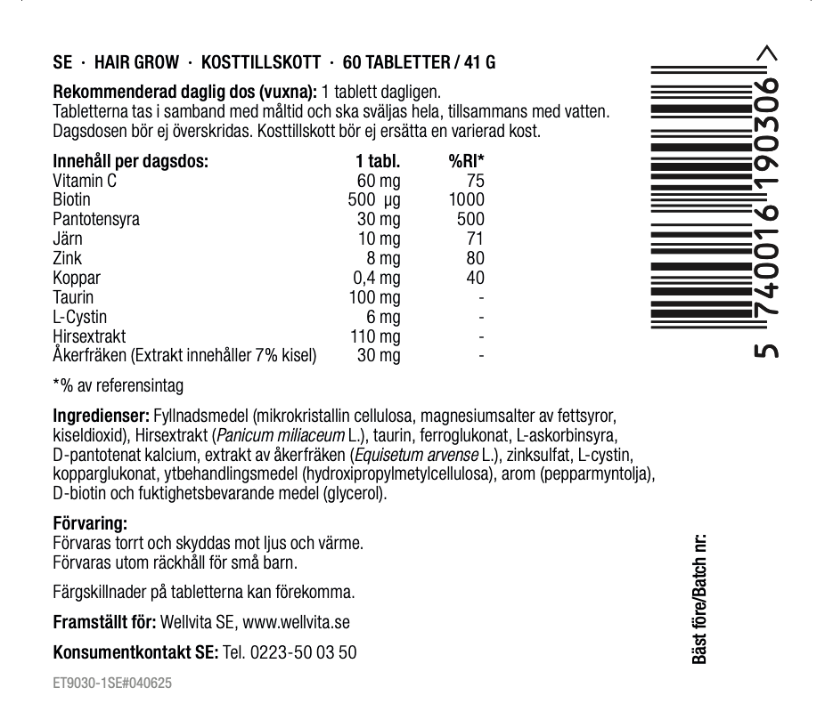 Hair Grow för kvinnor