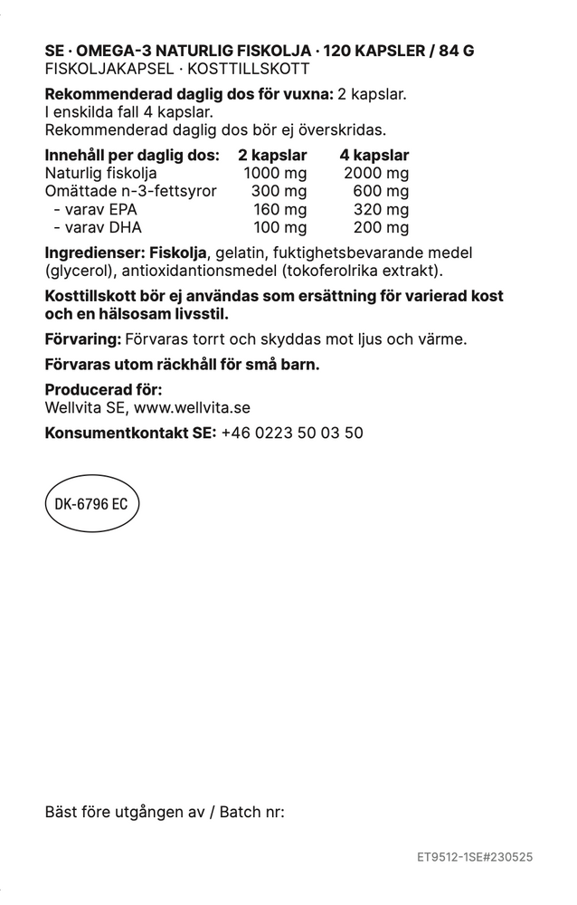 Omega-3 Fiskolja