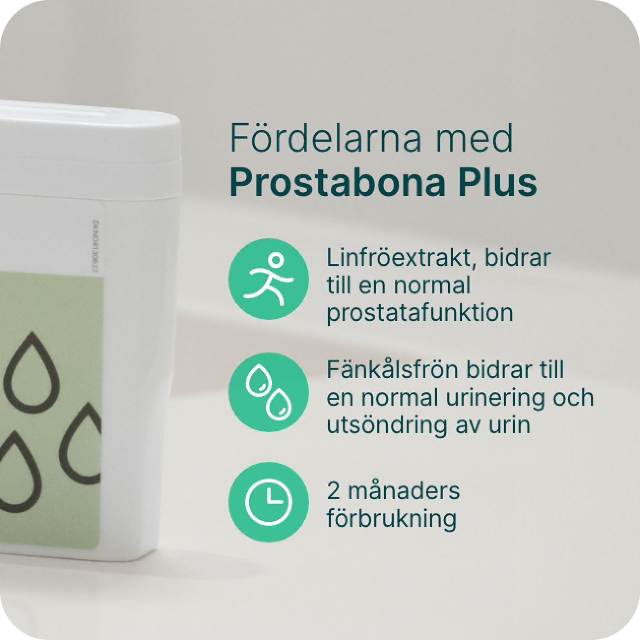 Produktförpackning för Prostabona Plus