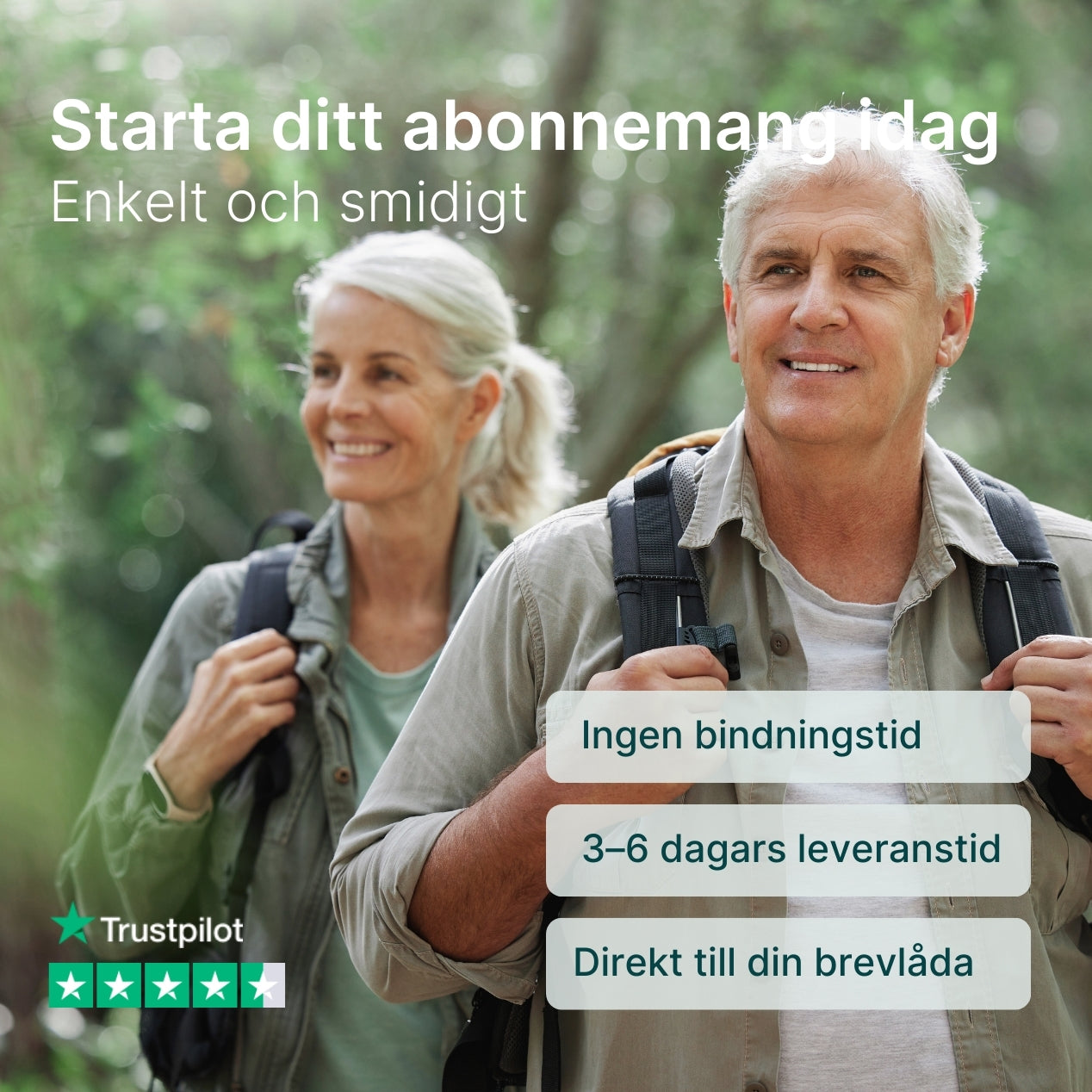Kollagen Skin Improver pulver och förpackning med 30 sticks á 2,5 g, för förbättrad hudelasticitet och minskade rynkor.