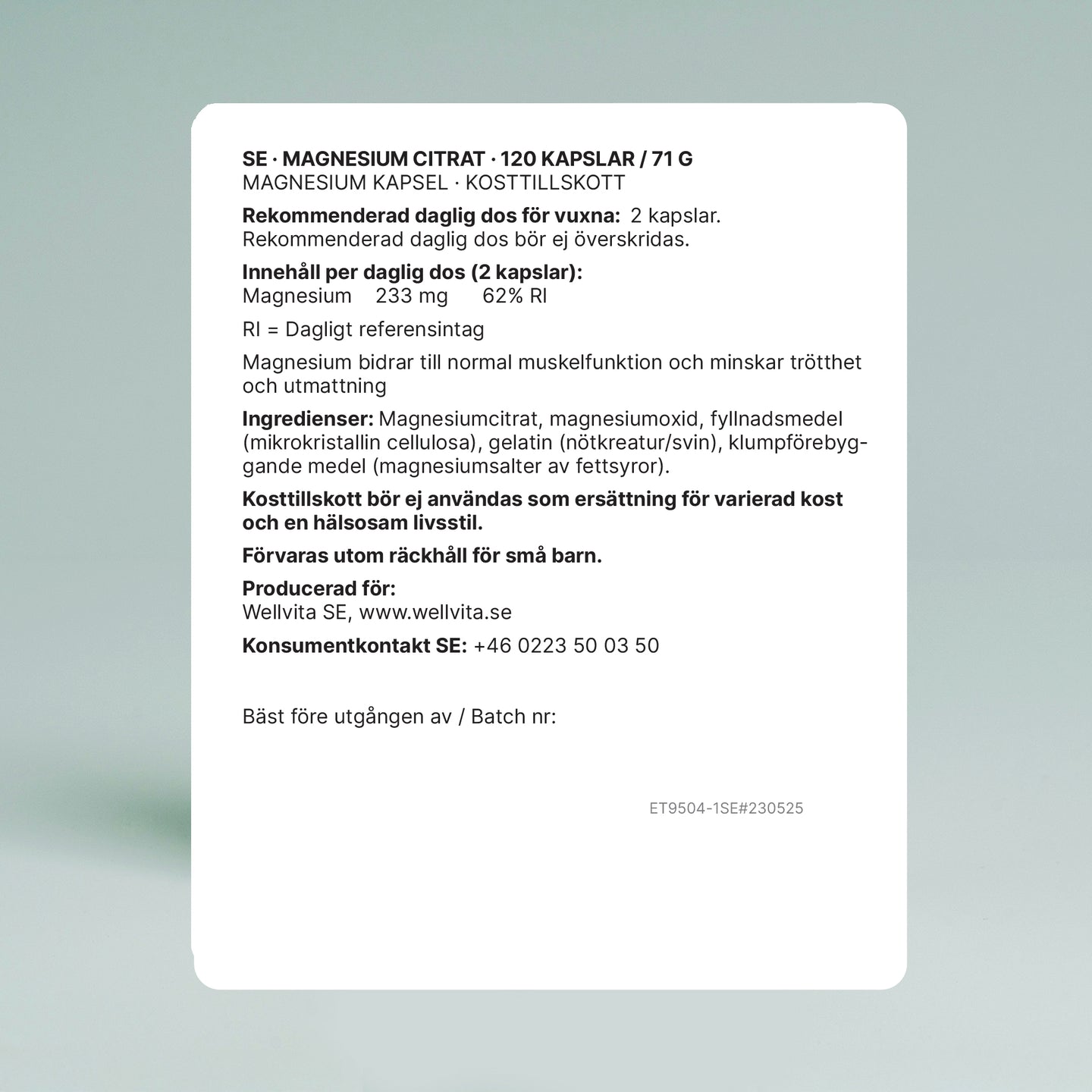 Magnesium Citrat billede 6