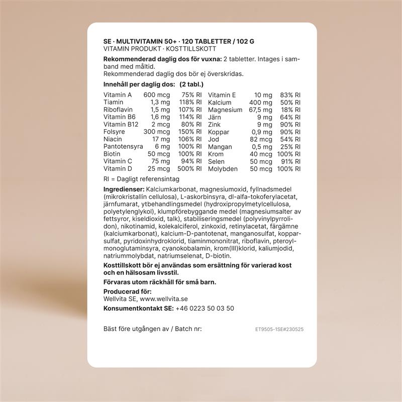 Multivitamin 50+ billede 6