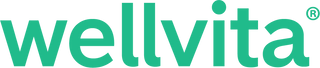 Wellvitas logotyp i grönt