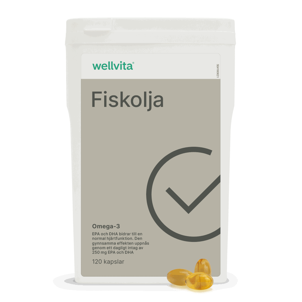 Produktförpackning för Fiskolja