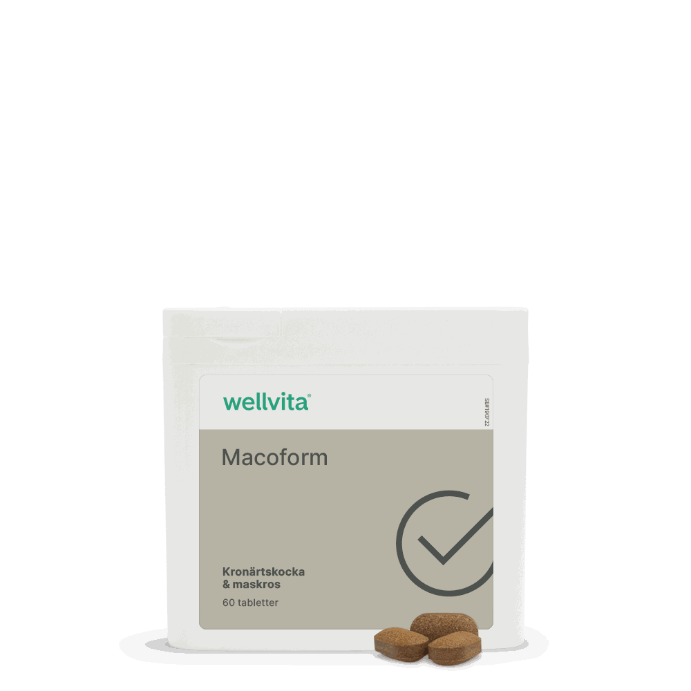 Macoform kosttillskott, 60 tabletter med maskros och kronärtskocka.