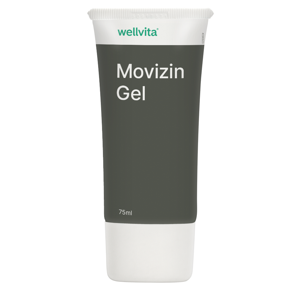 Produktförpackning för Movizin Gel